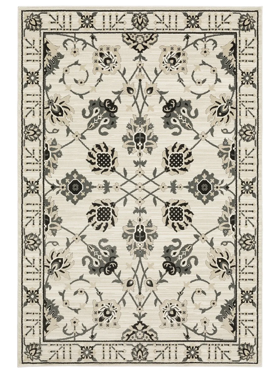 Raylan 2'3" x 7'6" Ivory Rug