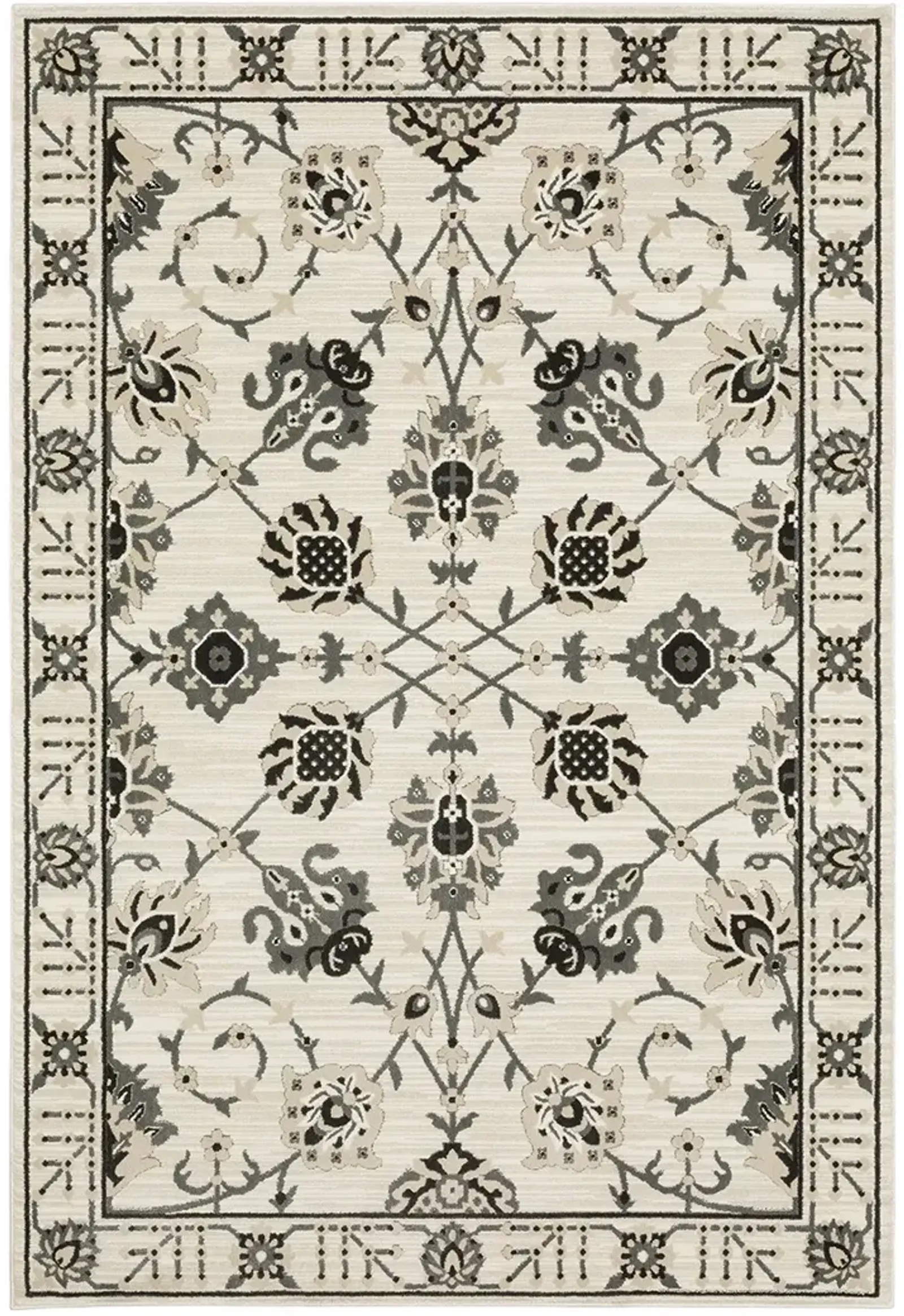 Raylan 2'3" x 7'6" Ivory Rug