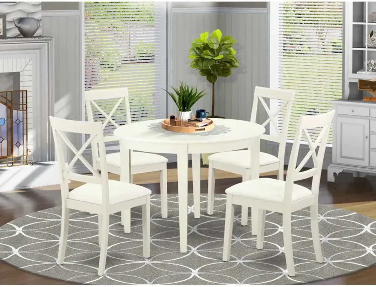 Dining Room Set Linen White