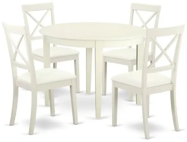 Dining Room Set Linen White