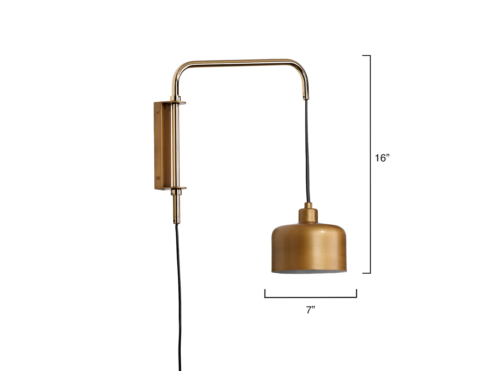 Jeno Swing Arm Wall Sconce