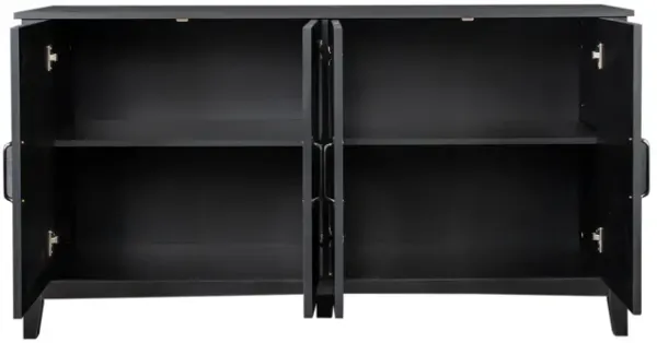 Merax Freestanding 4-Door Sideboard Storage Cabinet