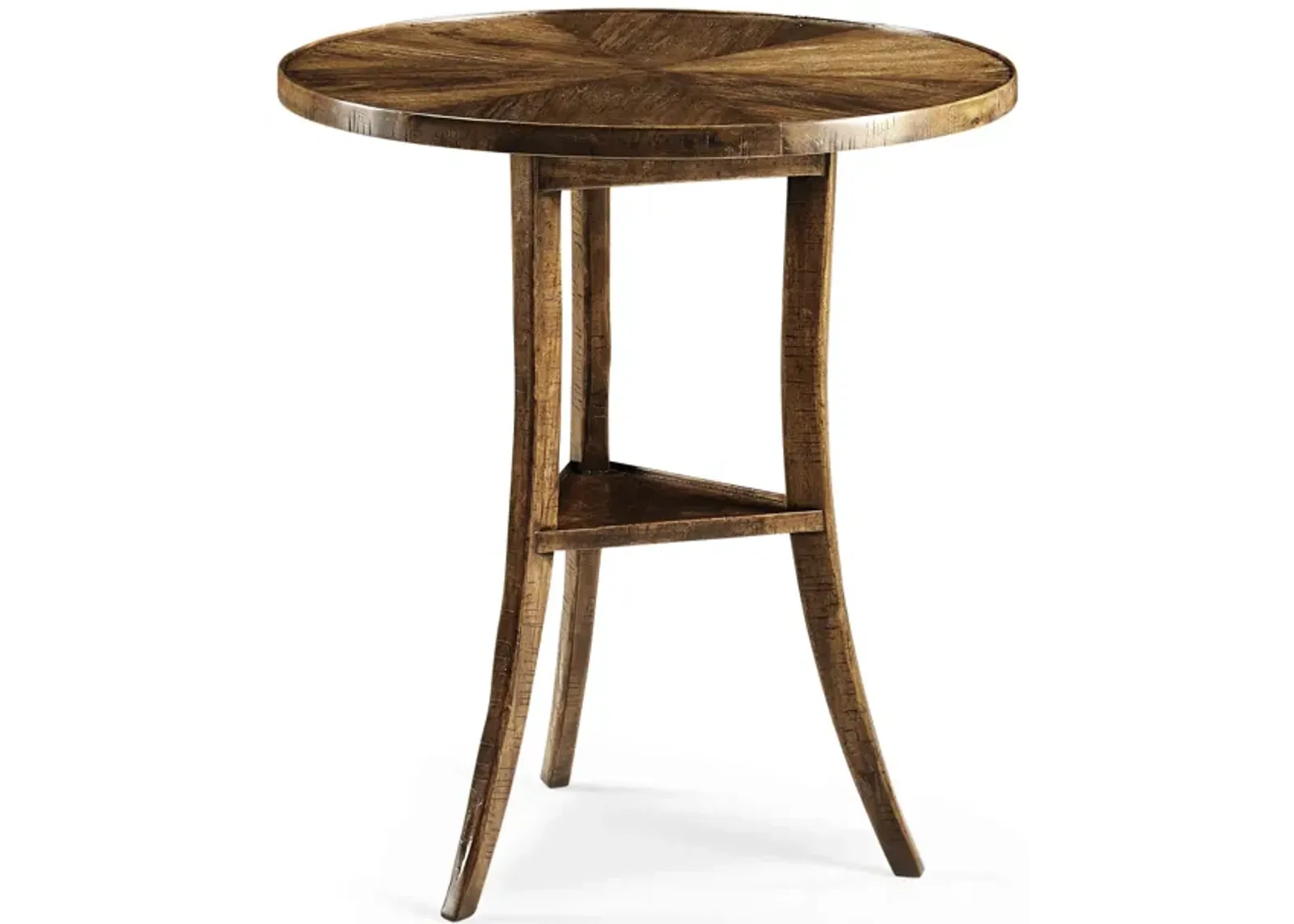 Country Walnut End Table