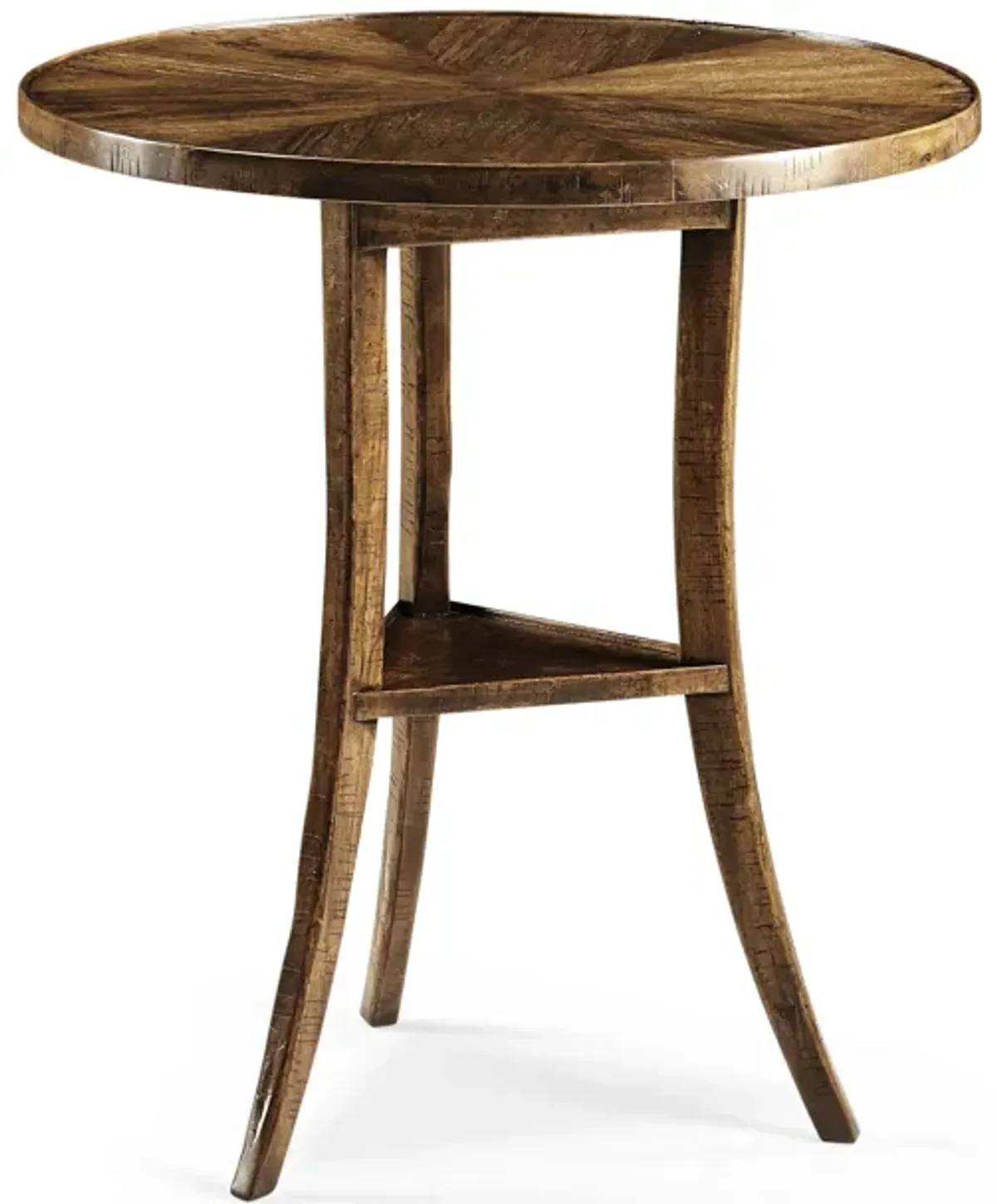 Country Walnut End Table