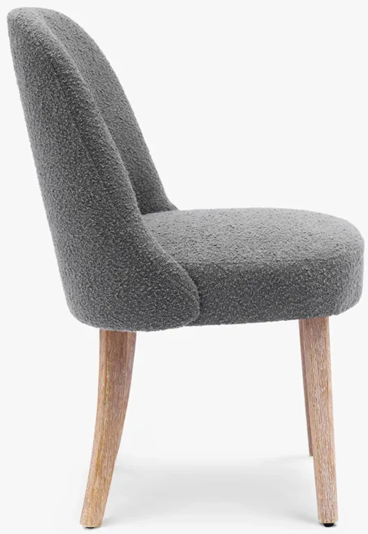 WestinTrends Mid-Century Modern Upholstered Boucle Dining Chair