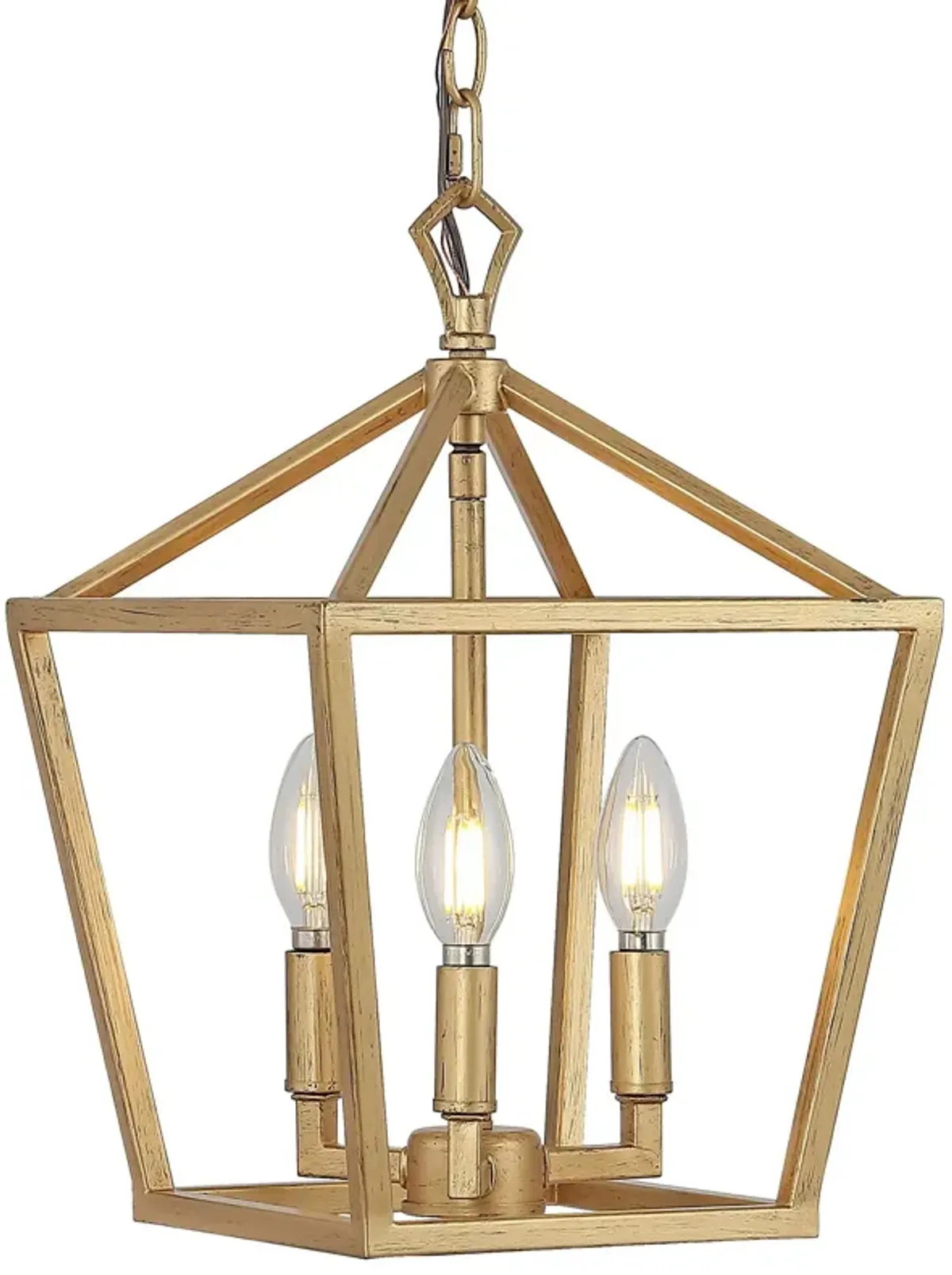 PagodaBulb Lantern Metal LED Pendant