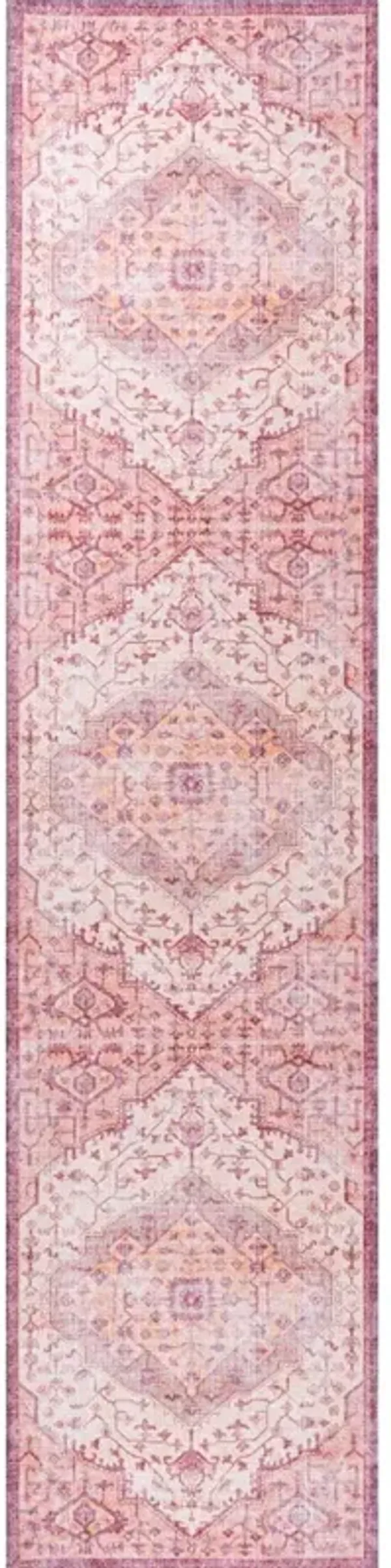 Alacati Ogee Medallion Washable Indoor/Outdoor Area Rug