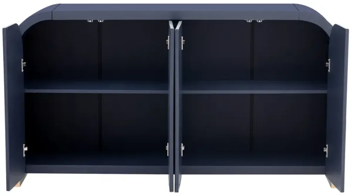 Merax 4-door Panel Cabinet with Adjustable Shelves