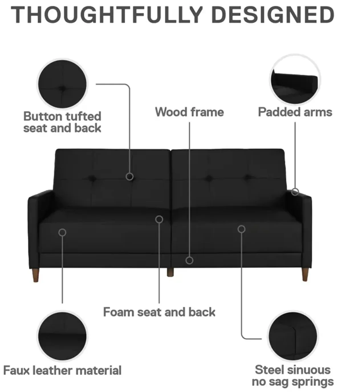 Andora Coil Futon