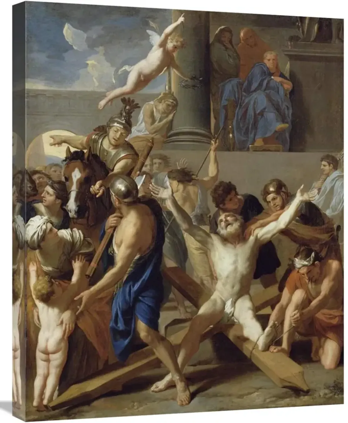 The Martyrdom of St. Andrew-Canvas Art-22x28
