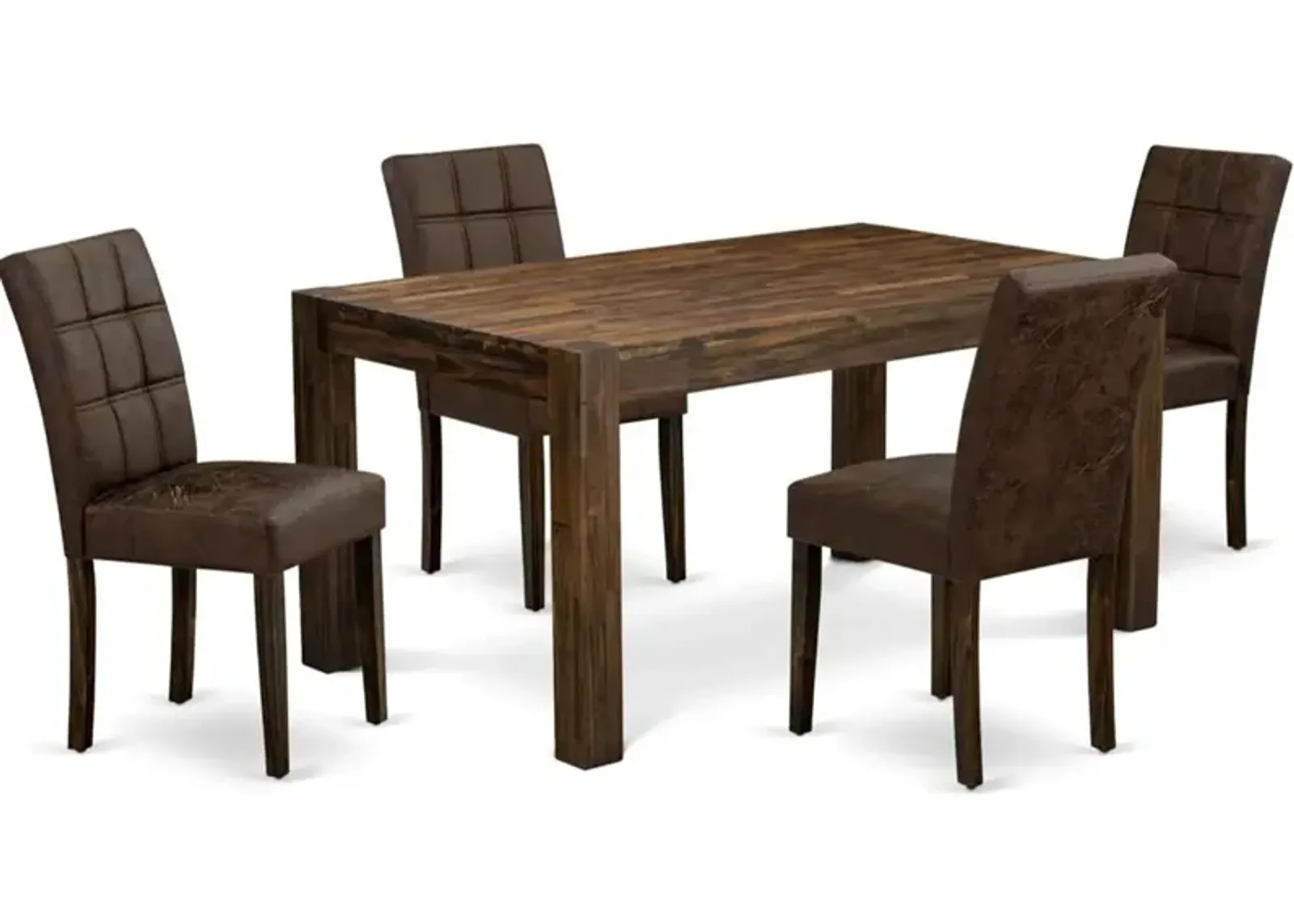 5 Piece Dinner Table Set consists A Kitchen Table