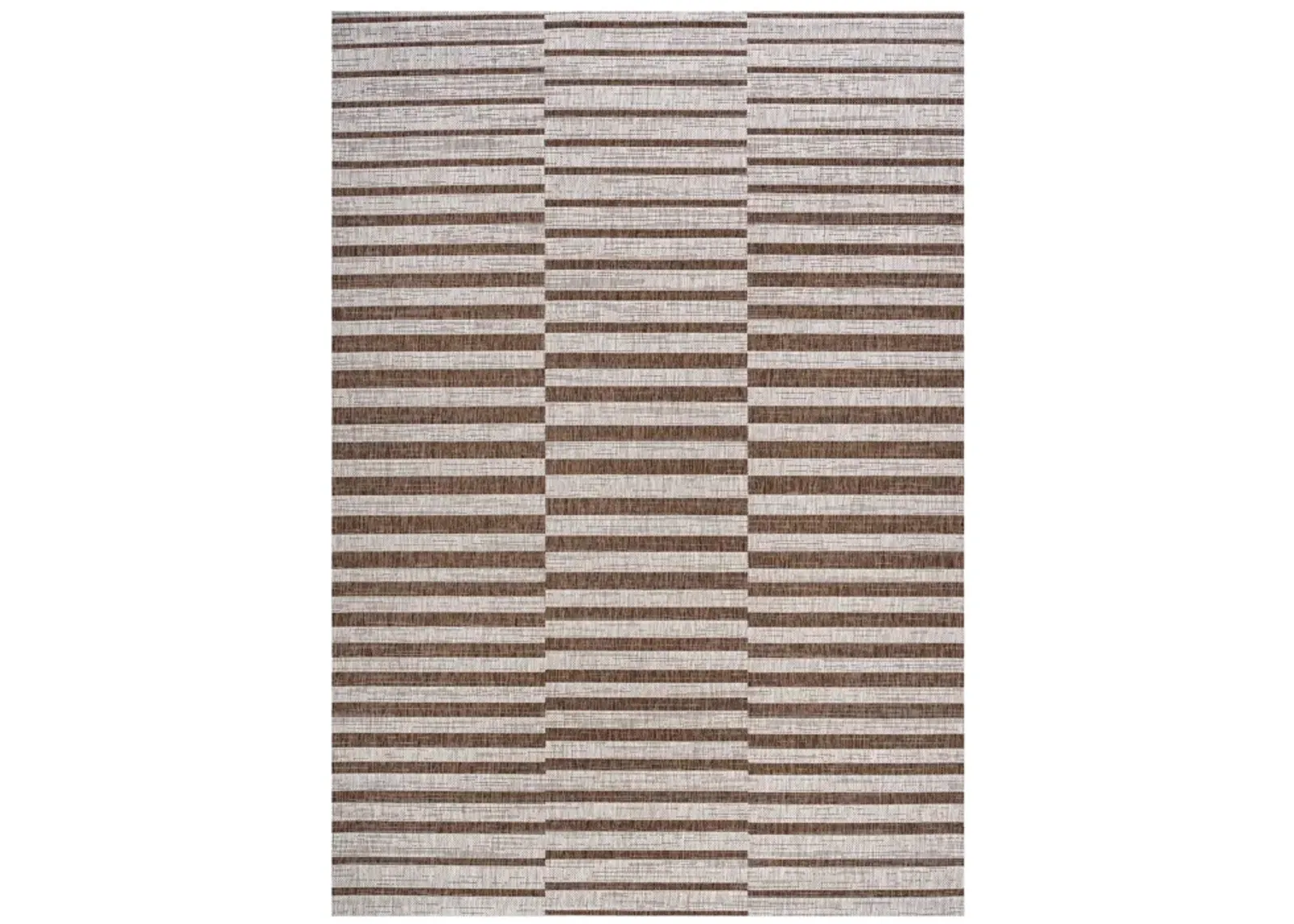 Sukie Modern Offset Stripe Indoor/Outdoor Area Rug