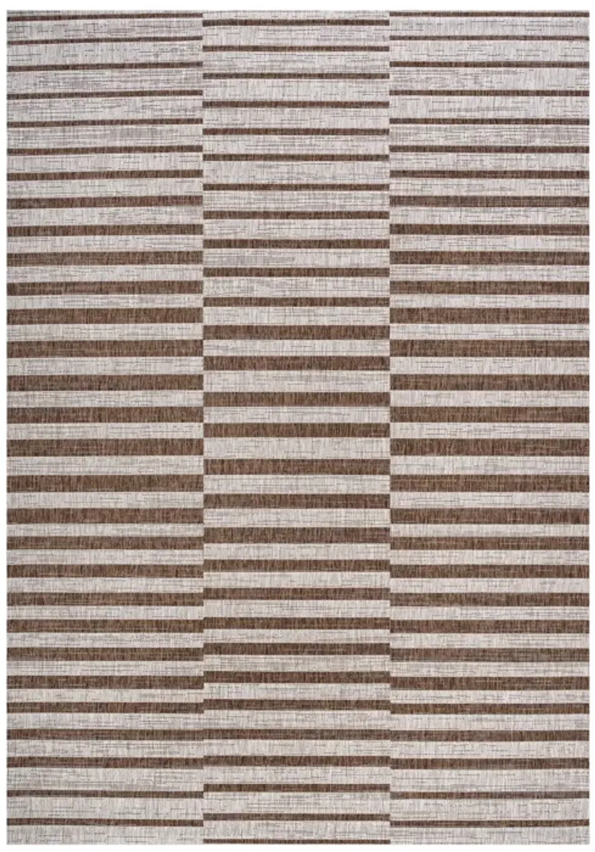 Sukie Modern Offset Stripe Indoor/Outdoor Area Rug