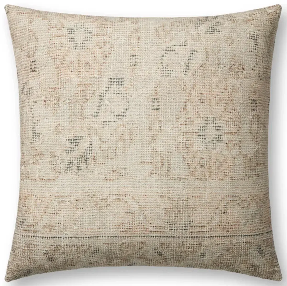 Celestia PAL0042 Natural/Blue 22''x22'' Down Pillow by Amber Lewis x Loloi