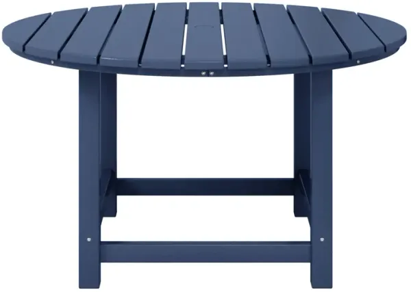 WestinTrends Kids Outdoor Patio Furniture HDPE Round Dining Table