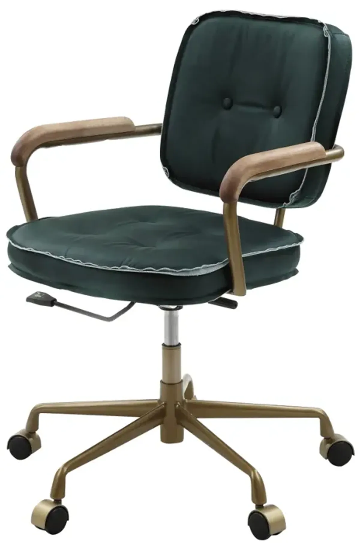 Seicross Office Chair, Emerald Leather