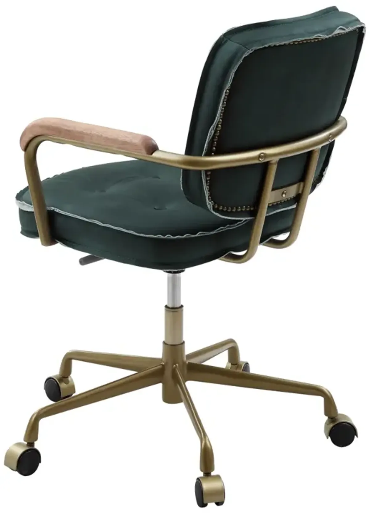 Seicross Office Chair, Emerald Leather