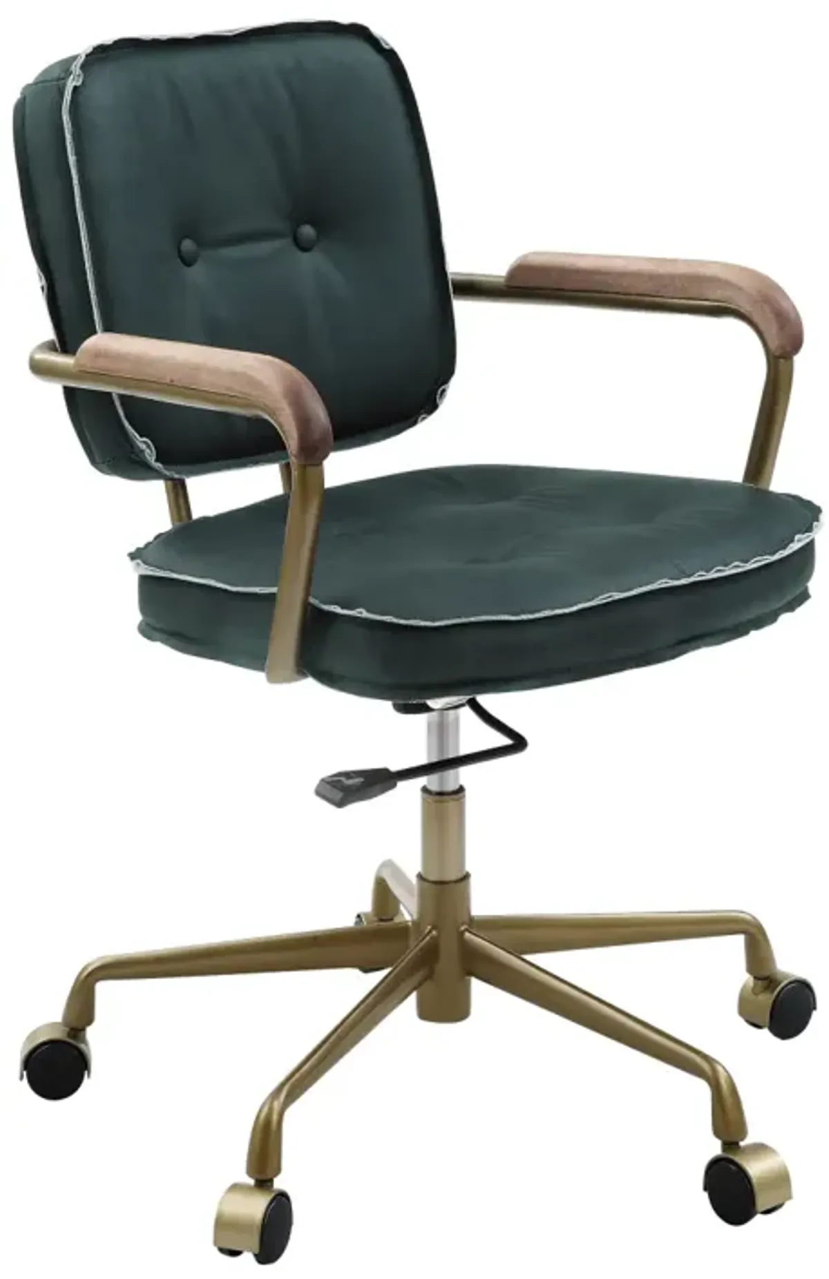 Seicross Office Chair, Emerald Leather