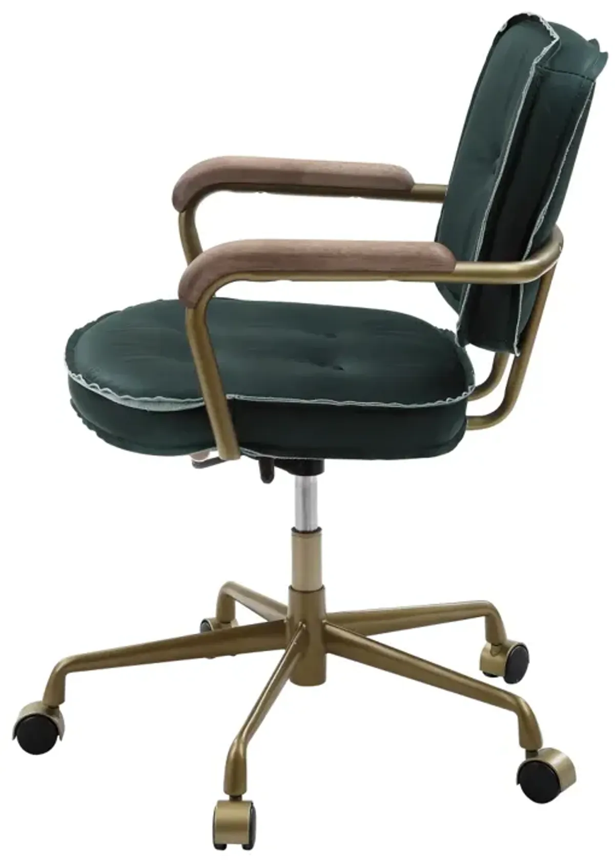 Seicross Office Chair, Emerald Leather