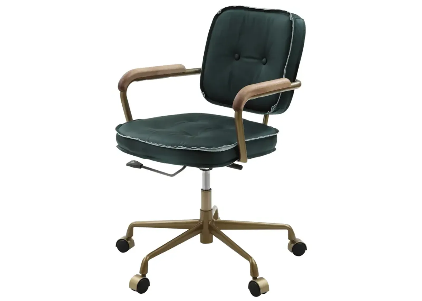 Seicross Office Chair, Emerald Leather