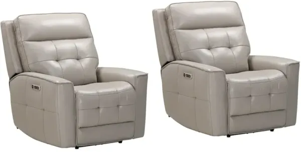 Parker Living Canterbury - Pewter Power Zero Gravity Recliner Two Pack