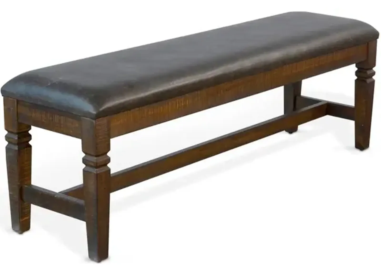 Sunny Designs Homestead Bench, Cushion Seat