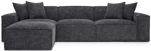 Mindy Chenille Basketweave Modular Sectional