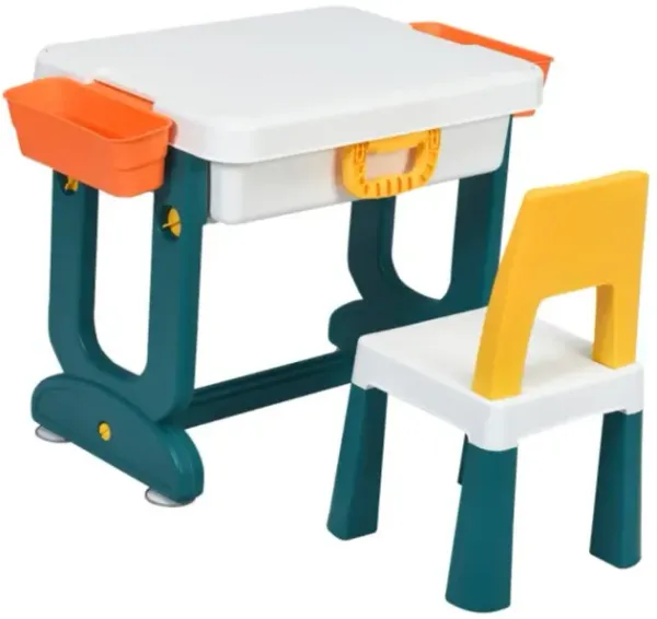 Hivvago 5-in-1 Kids Activity Table Set