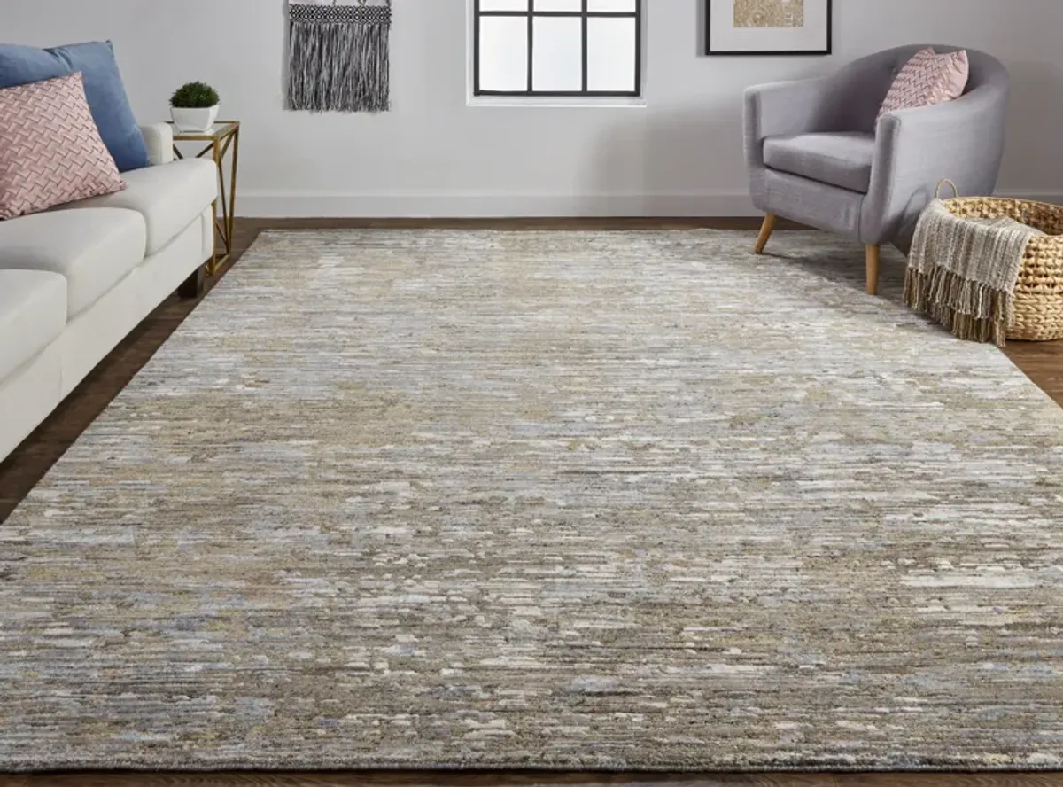 Conroe 6822F Brown/Gray 2'6" x 8' Rug