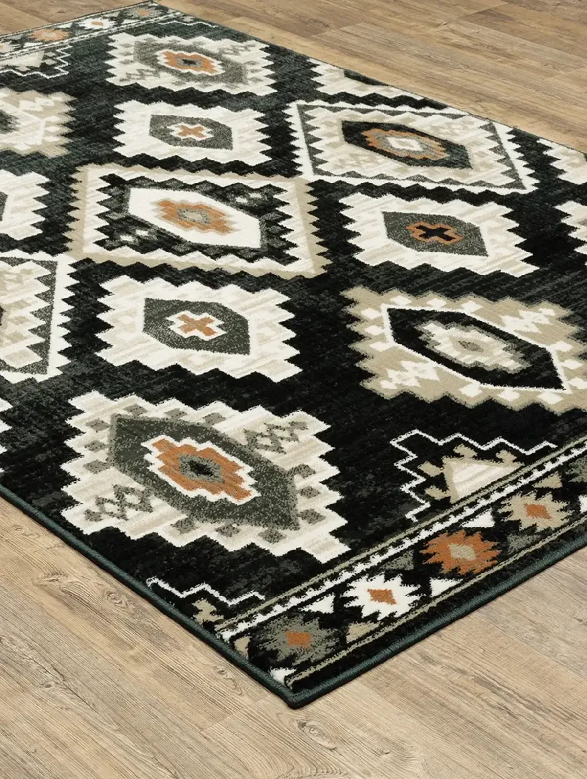 Georgia 1'10" x 7'6" Char Rug