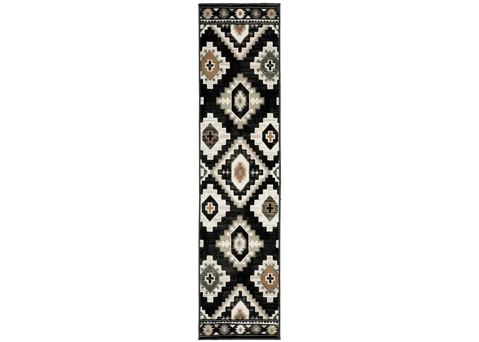 Georgia 1'10" x 7'6" Char Rug