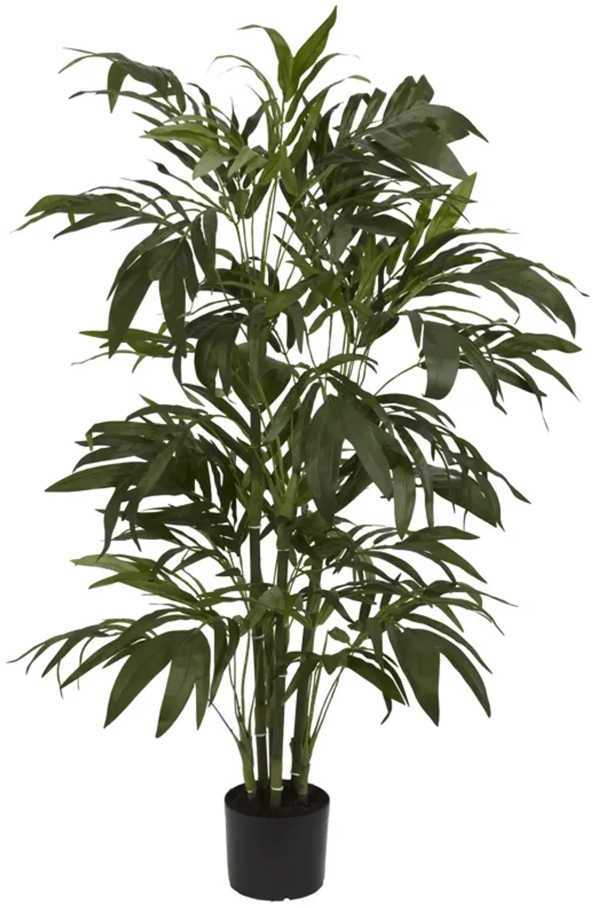 HomPlanti 4 Feet Bamboo Palm Silk Tree