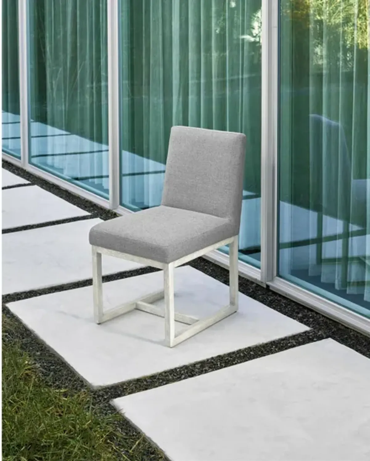 Carter Side Chair in Grey (Set of 2)