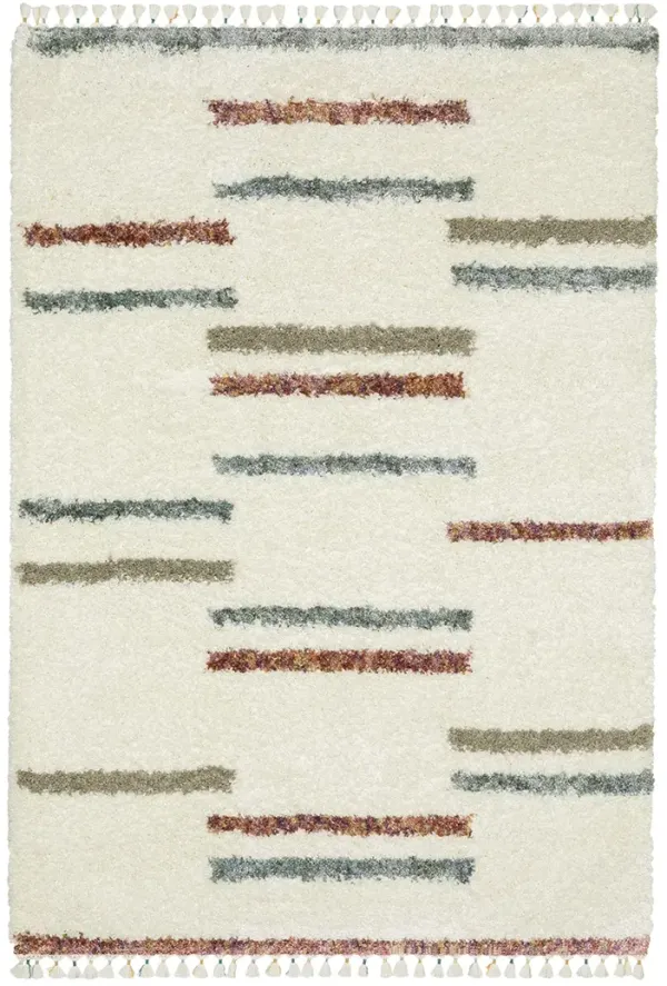 Axis 3'10" x 5'5" Ivory Rug