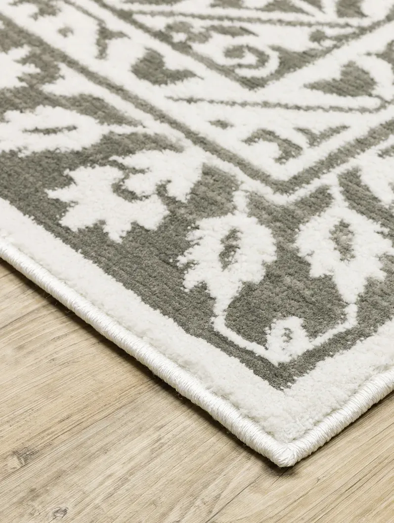 Montecito 3'3" x 5' Grey Rug