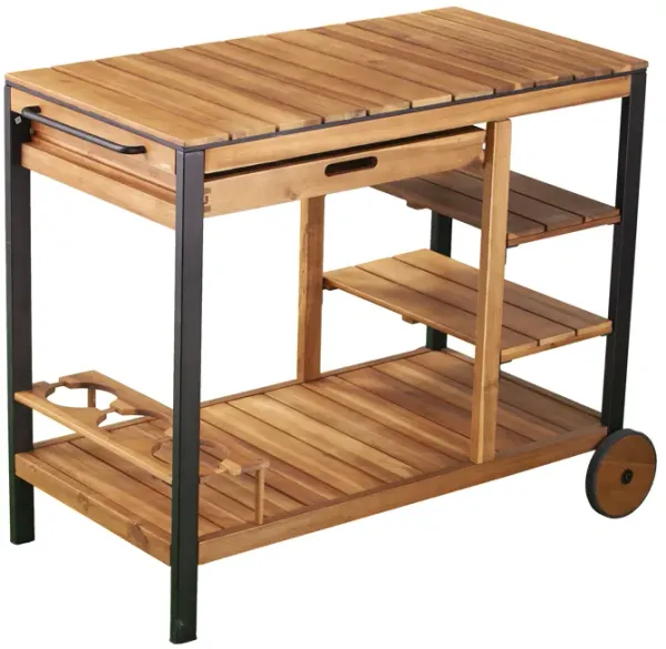 Rainey Outdoor Bar Cart