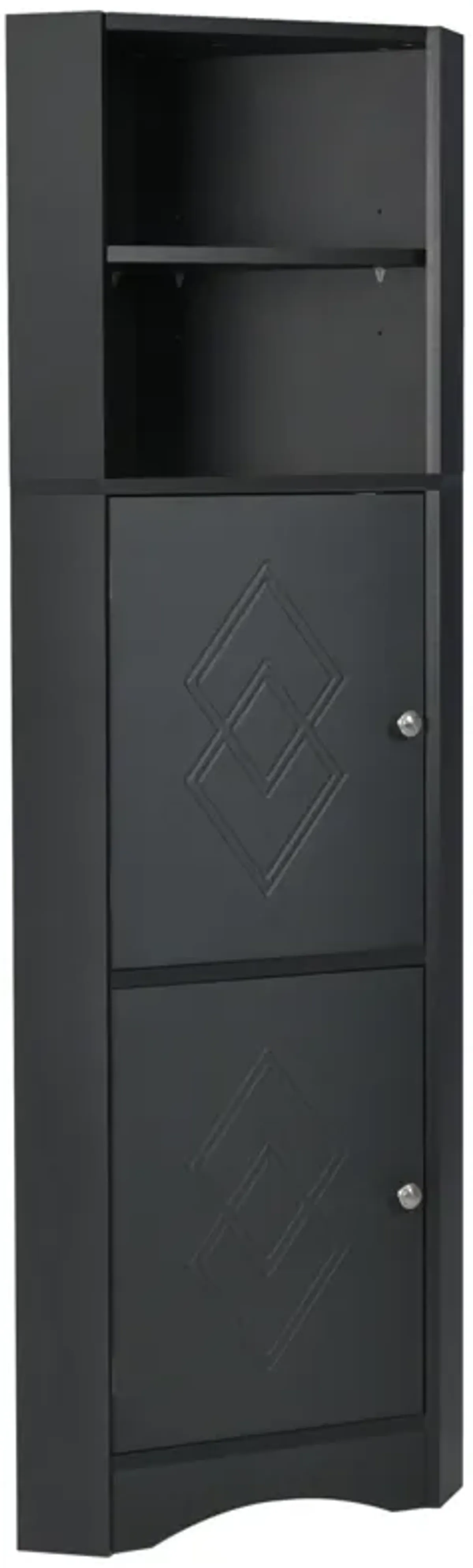 Merax Freestanding Bathroom Storage Cabinet with Doors