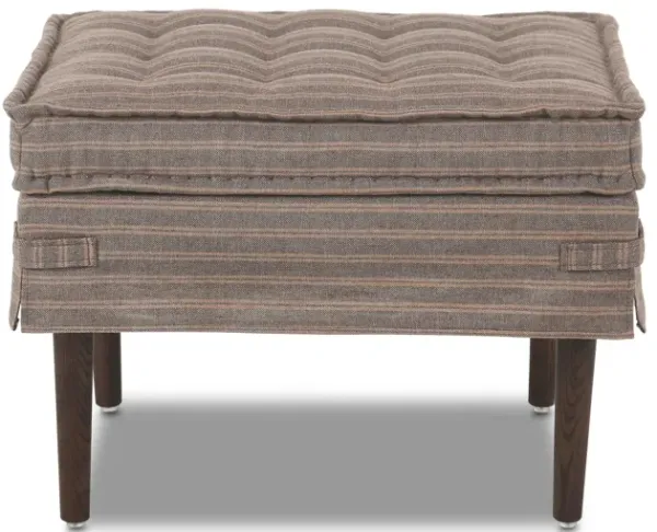 Cole 24" Rodin Bark Ottoman