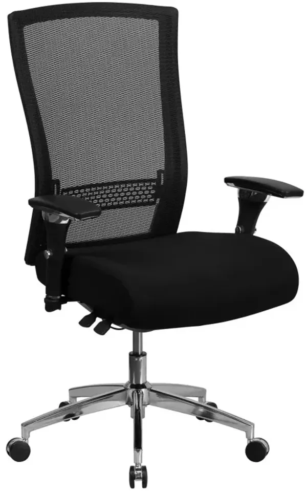 HERCULES Series 24/7 Intensive Use 300 lb. Rated Mesh Multifunction Ergonomic Office Chair with Seat Slider