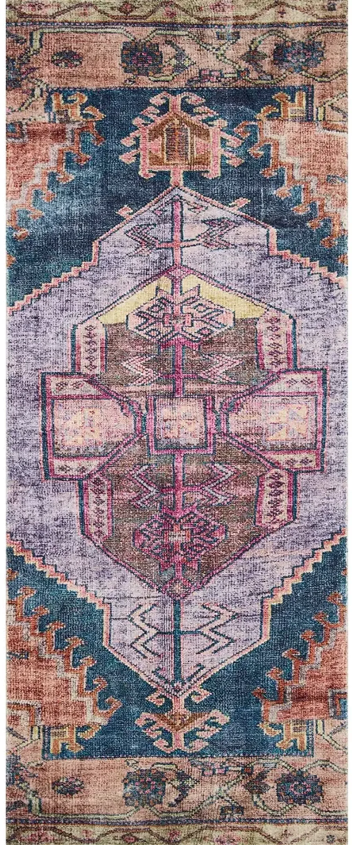 Fiona Purple/Multi 2'0" x 5'0" Accent Rug