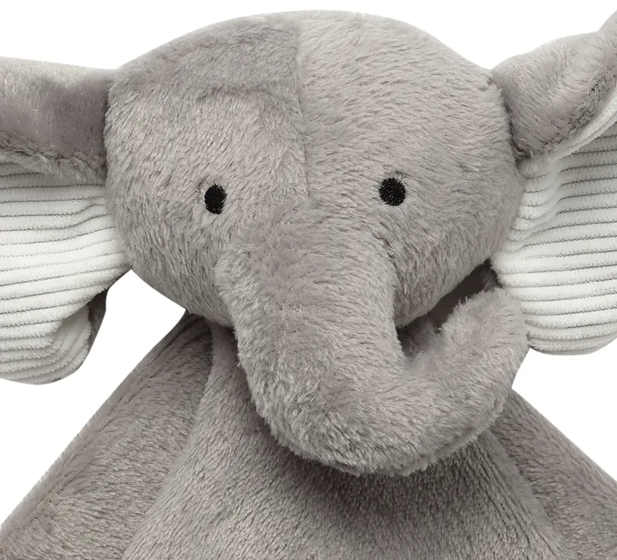 Lambs & Ivy Gray Elephant Soft Baby/Child/Toddler Plush Lovey Security Blanket