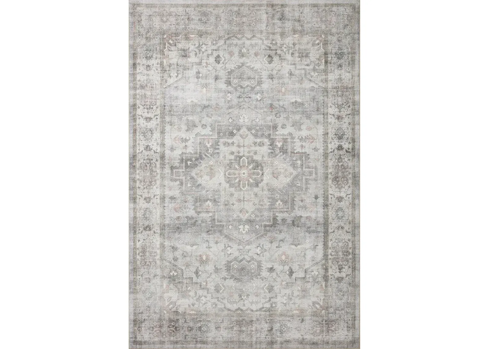 Heidi HEI02 Dove/Blush 8'6" x 11'6" Rug by Loloi II