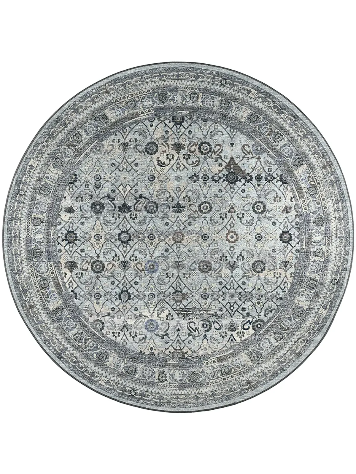 Jericho JC7 Pewter 4' Rug