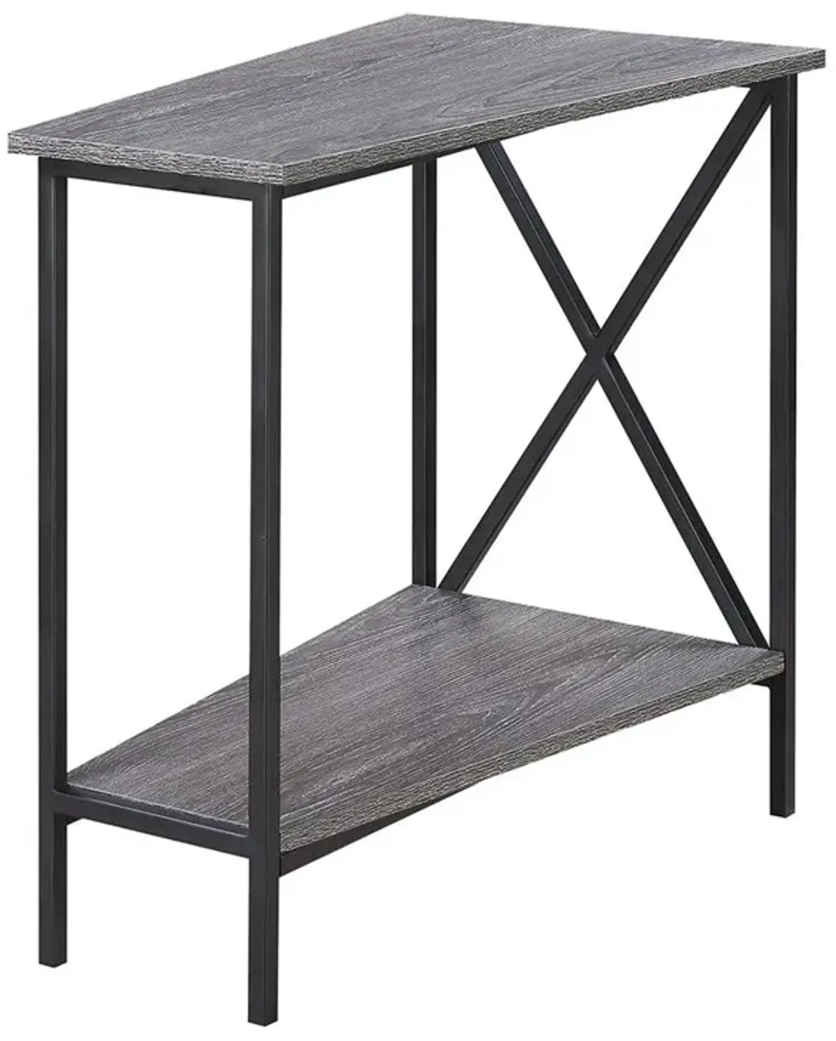 Convience Concept, Inc. Tucson Wedge End Table with Shelf