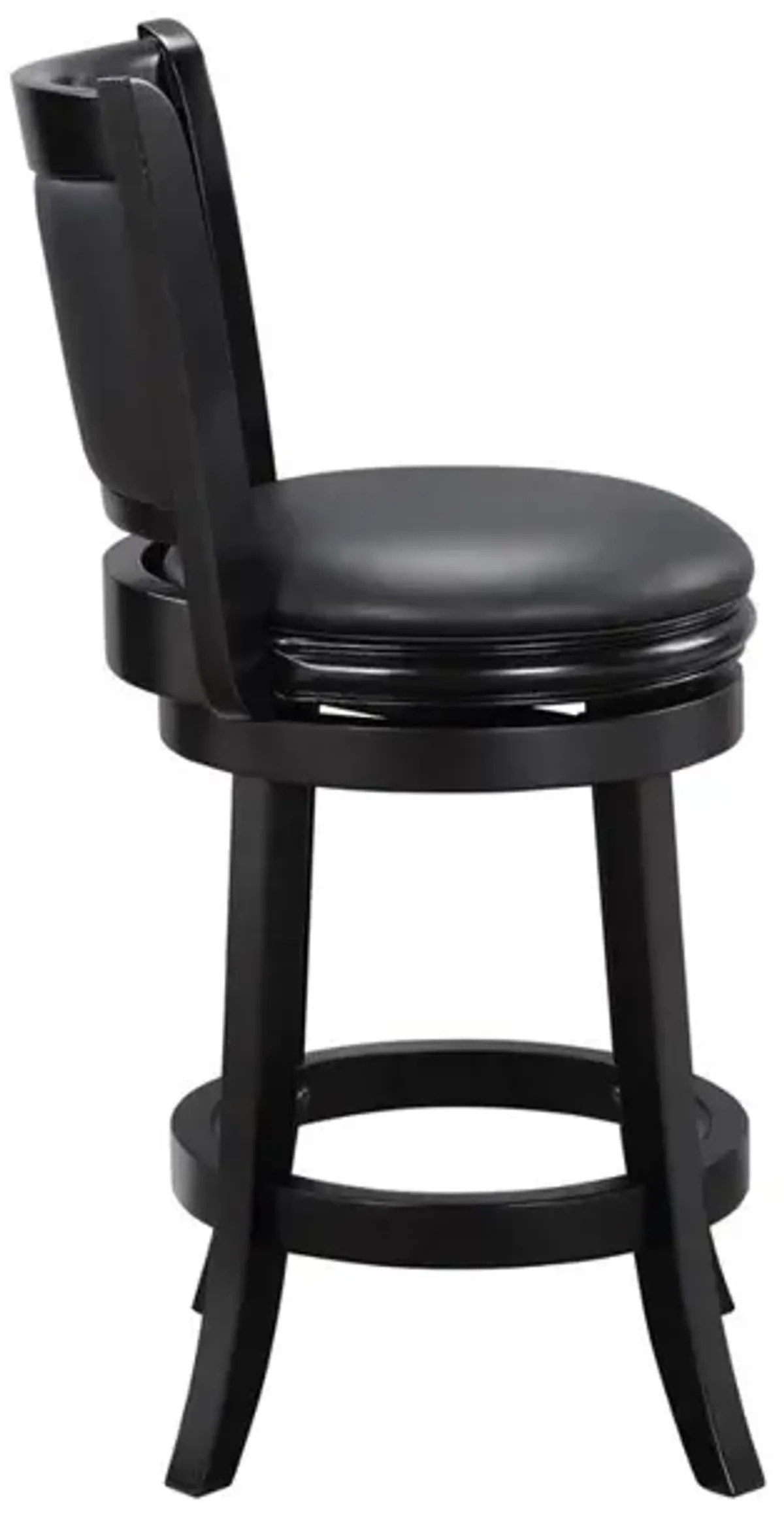 Boraam Augusta Swivel Counter Stool - Black