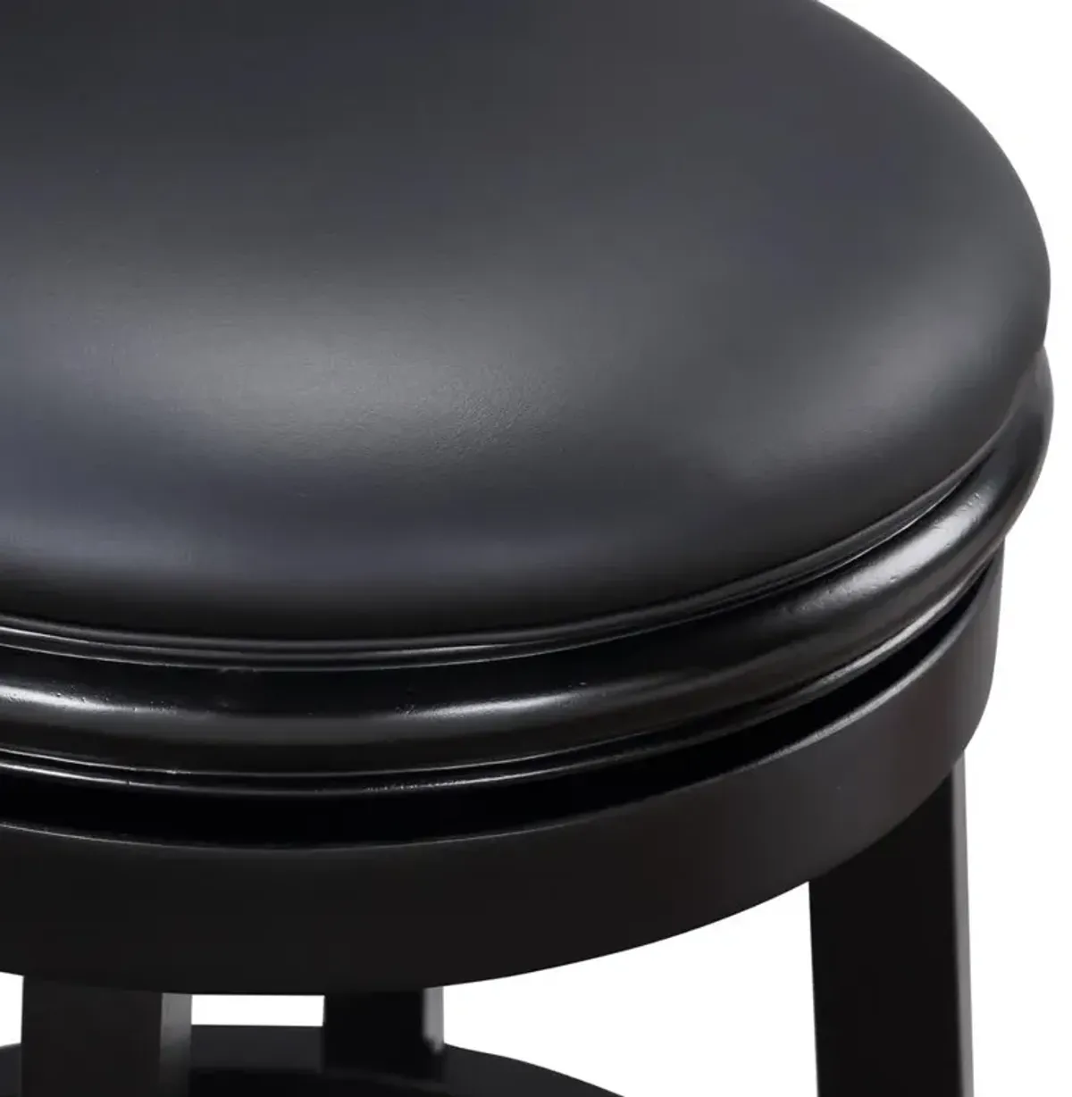 Boraam Augusta Swivel Counter Stool - Black