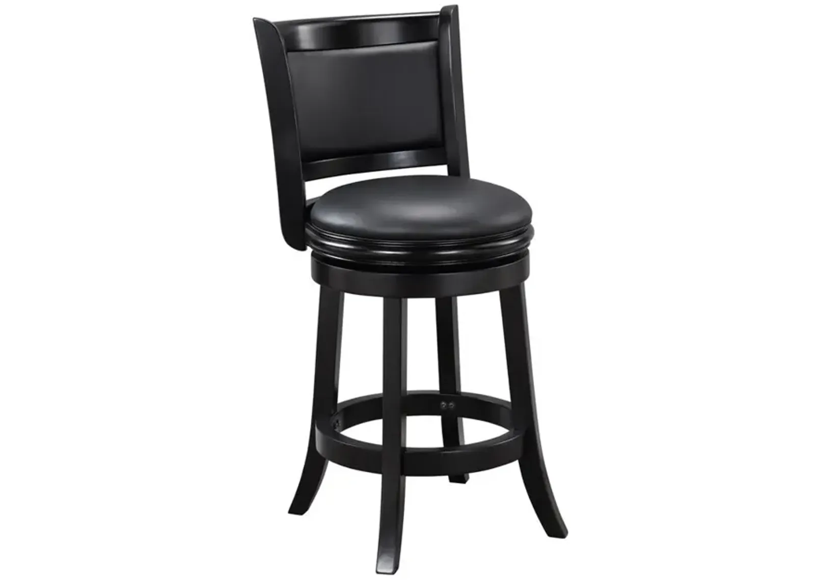 Boraam Augusta Swivel Counter Stool - Black