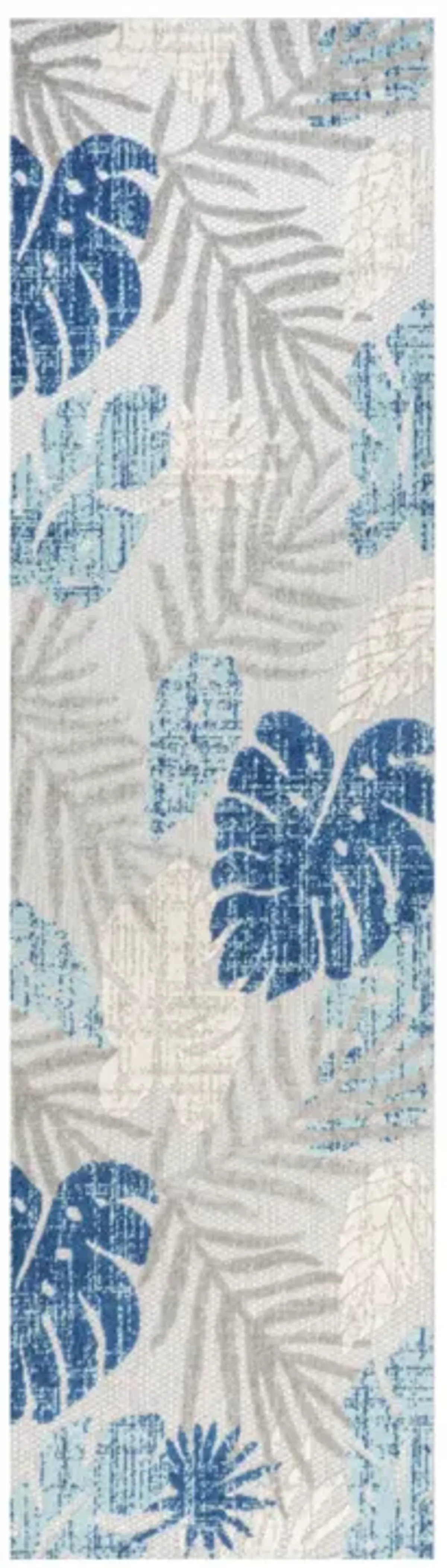 Monstera Tropical Leaf High-Low Indoor/Outdoor Area Rug