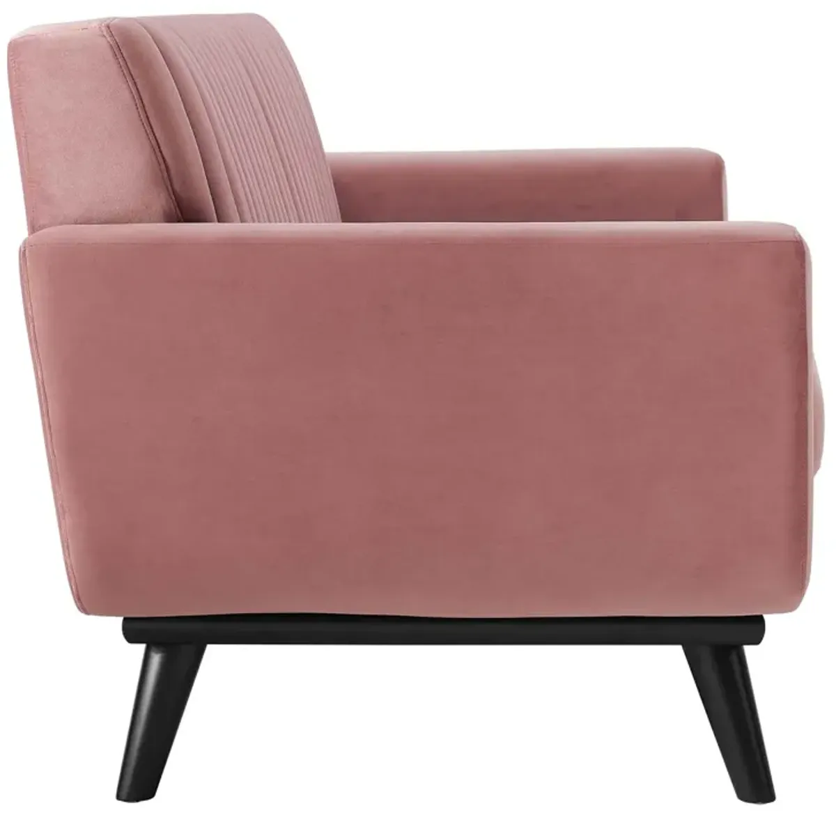 Engage Channel Tufted Performance Velvet Loveseat