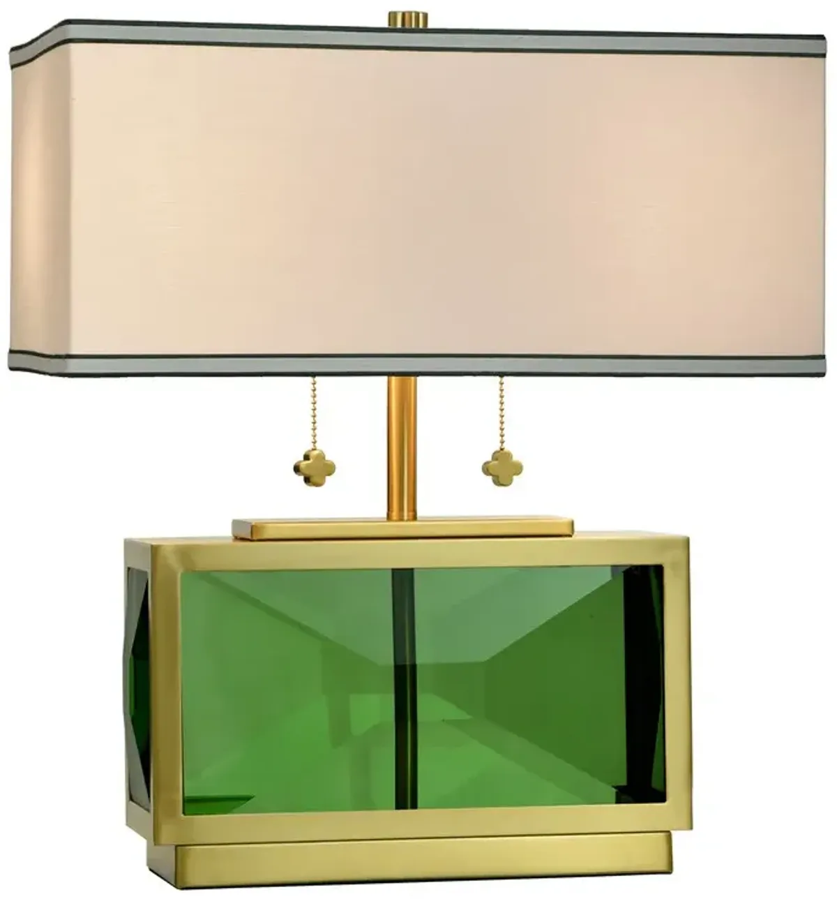Emerald Serenade Table Lamp